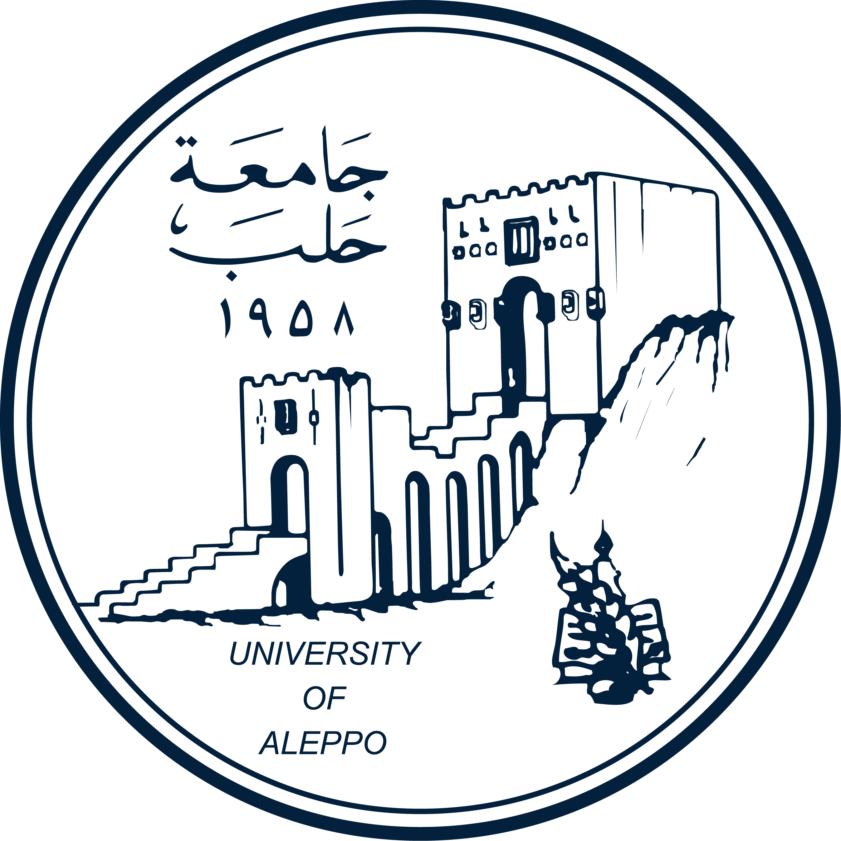 جامعة حلب logo